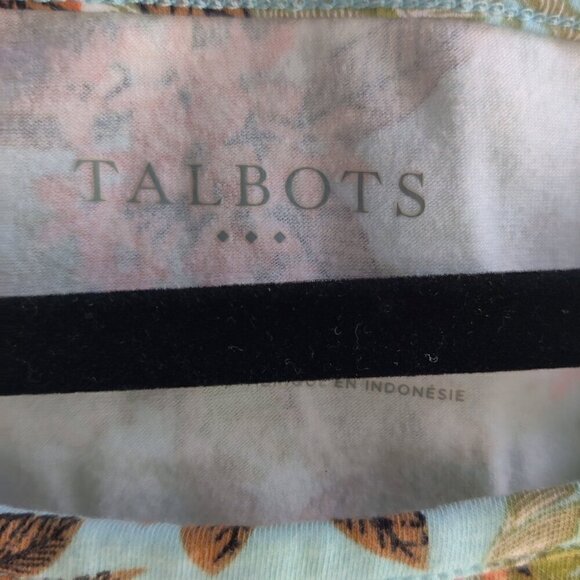 Floral Hawaiian Tee Shirt by Talbots. Ready for BBQ weather, 96% Cotton. XL - Picture 6 of 6